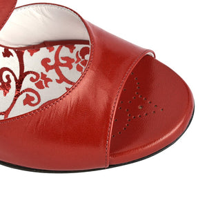 Tangolera A 25 Rosso Perlato Heel 9 cm Comfort Fit