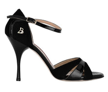 Tangolera A3 Camoscio nero / Vernice nero 6 cm Heel Comfort Fit Size 39 Offer