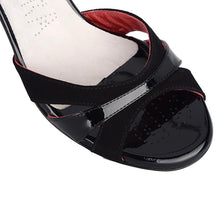 Tangolera  A3 Camoscio nero / Vernice nero 9 cm Heel Size 36 Offer.