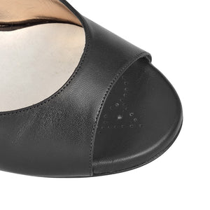 Tangolera A 8 B Nappa nero lucido Heel 9 cm