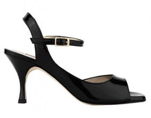 Tangolera A 9 BIS Vernice nera Heel 7 cm