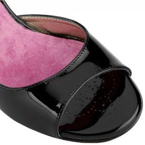 Tangolera A 9 BIS Vernice nera Heel 7 cm