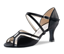 Avery Shimmering suede – black