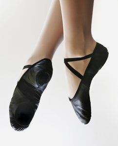 So Danca BAE 11 Leather Ballet Shoe Black