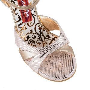 Tangolera A 18 Rose pink Dot,  Narrow Fit, Heel 8 cm