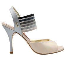 ID. TANGOLERA Ocho Beige Smoke, Ombre Wide Strap Heel 7 cm