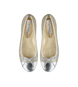 Werner Kern Fay, Nappa leather / Brocade – silver