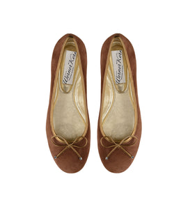 Werner Kern Fee, Goat suede – brown / copper