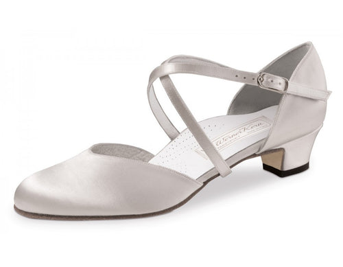 Werner kern Felice Felice 3,4 Satin white Comfort with outside leather sole