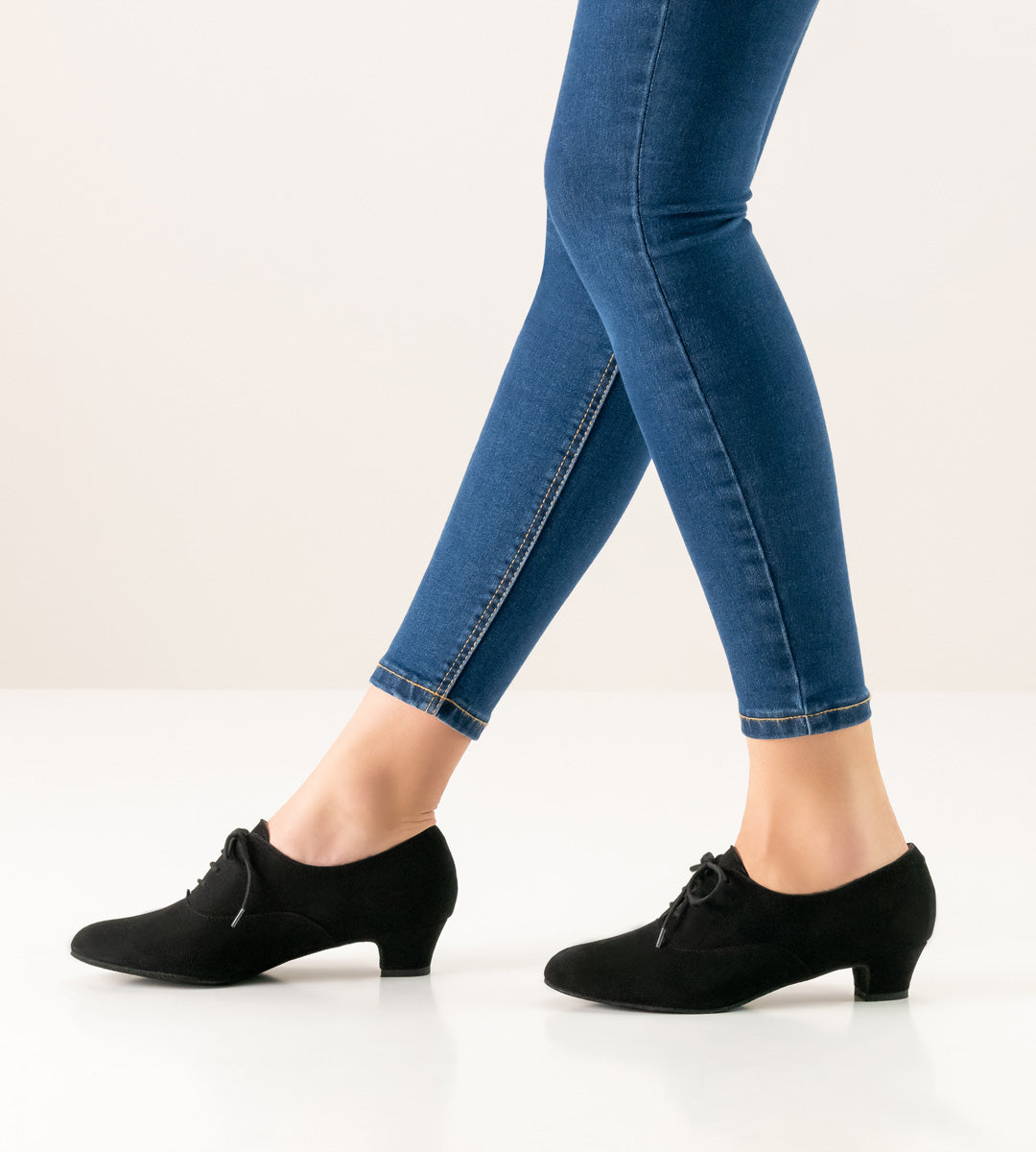 Werner kern Olivia 3 4 Suede black Comfort Strictly4dancers