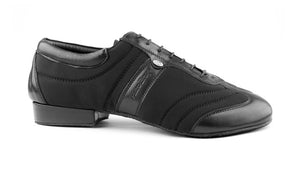 Portdance PD Pietro - Nobuck Sole - Black Lycra/Leather Size 45 Offer