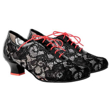 ID. Tangolera Practice Woman's  Lace Black, Heel 4 cm