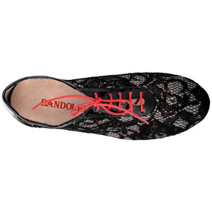 ID. Tangolera Practice Woman's  Lace Black, Heel 4 cm