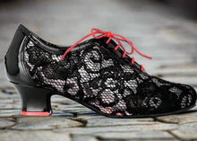 ID. Tangolera Practice Woman's  Lace Black, Heel 4 cm