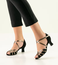 Werner Kern Swantje Suede black / Chevro antik  5.5 cm Heel