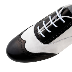 Taylor LS Nappa leather – black / white, leather sole